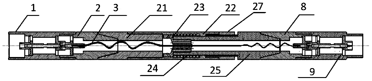 Drill string vibration drag reduction method for near-horizontal long borehole directional drilling in coal mine