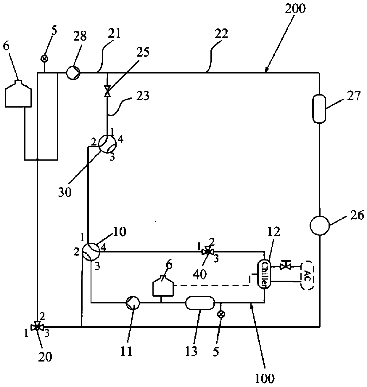 Electric vehicle thermal management system and electric vehicle