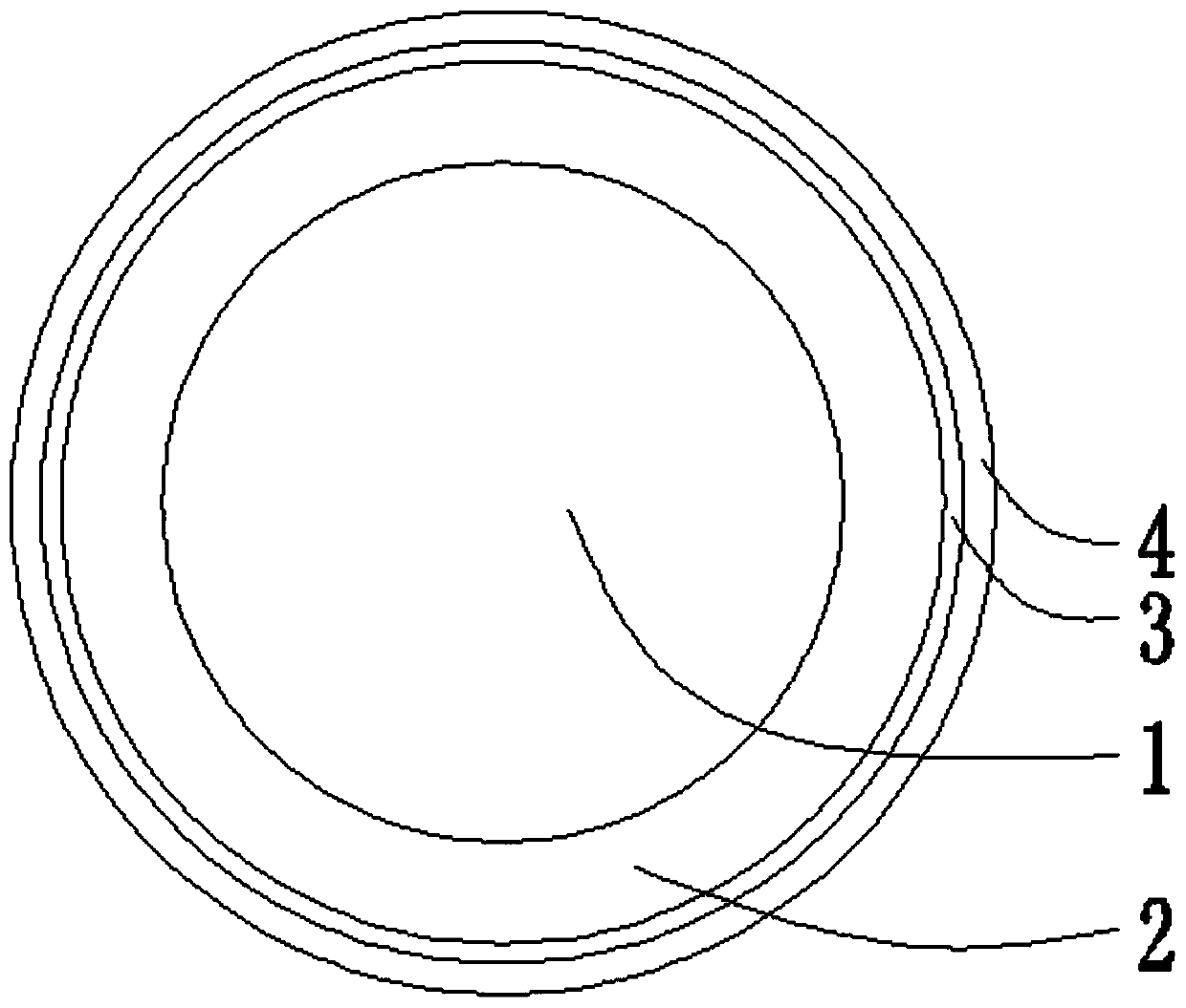 Gold-plated bonding aluminum wire and preparation method thereof