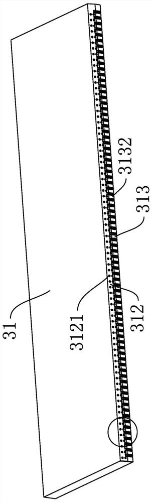 Drying device for producing flexible fabric