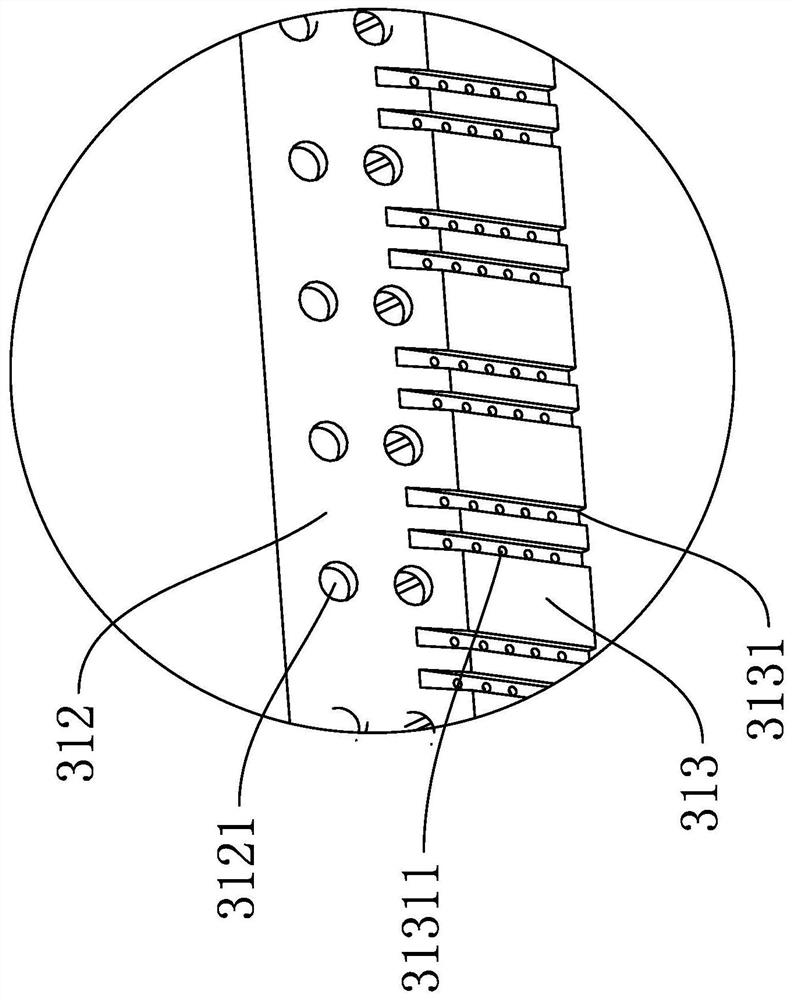 Drying device for producing flexible fabric