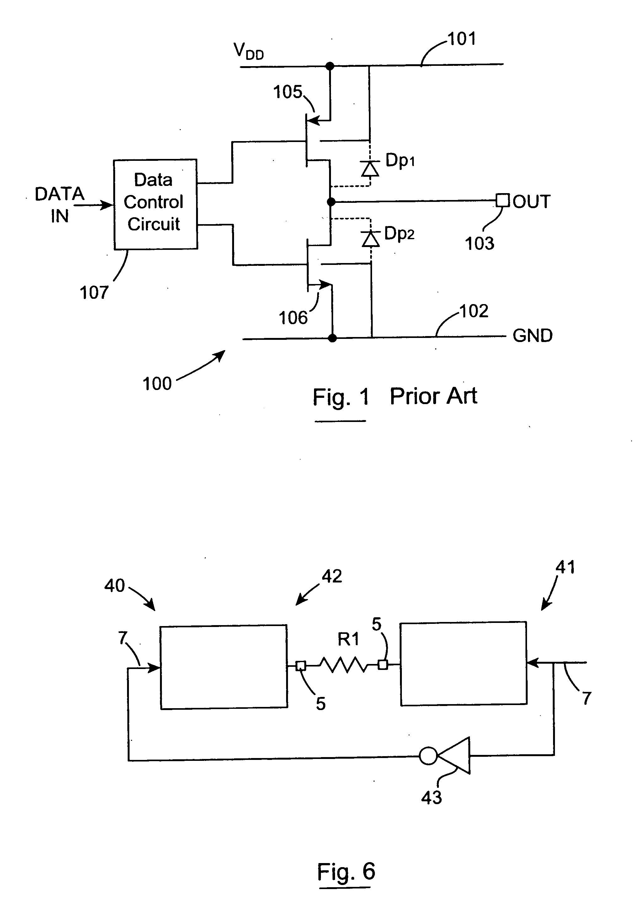 Output stage interface circuit for outputting digital data onto a data bus