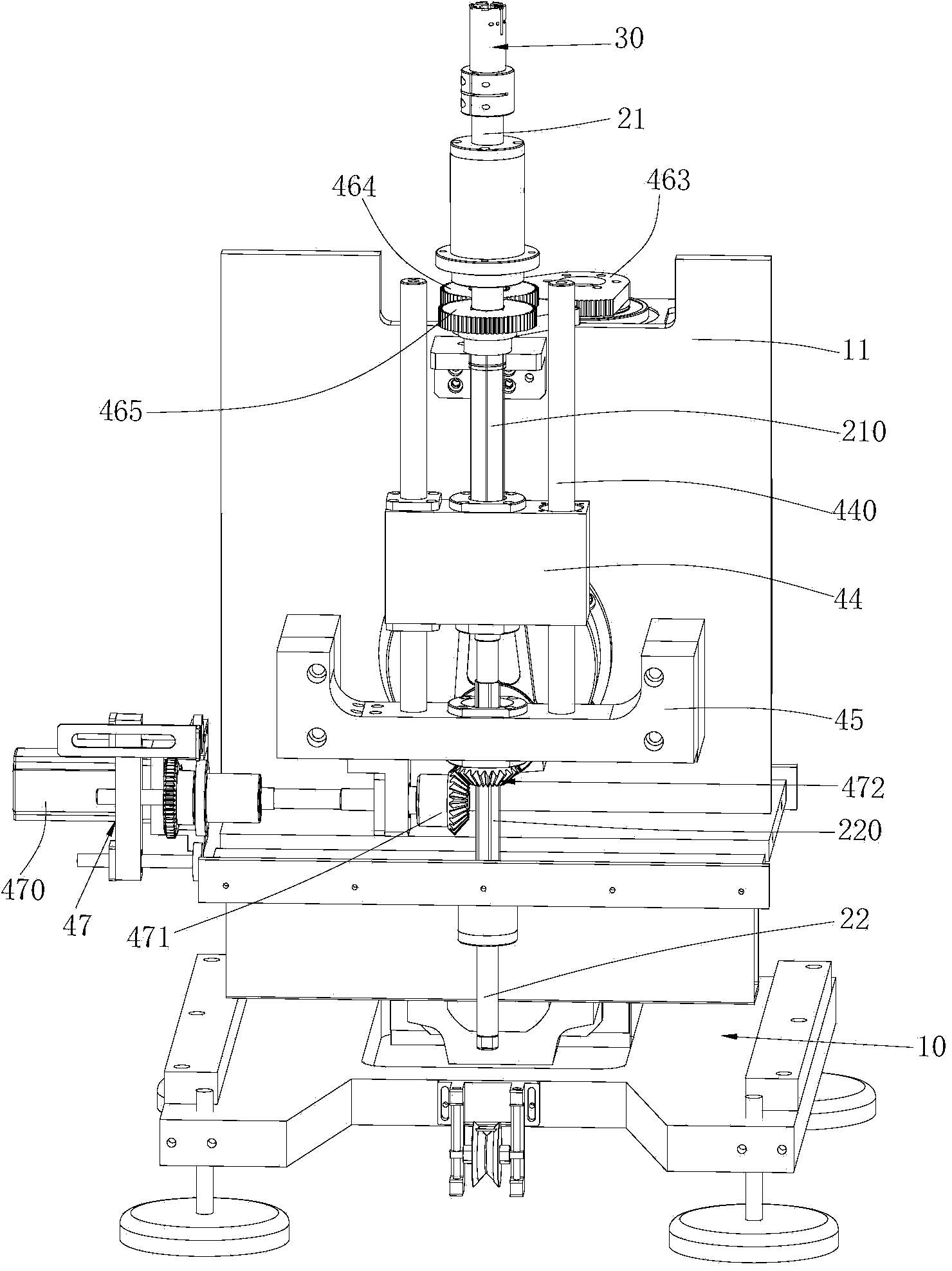 Wire winding machine for stator core of motor