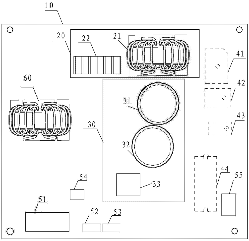 Controller main board assembly of air conditioner and electrical appliance box