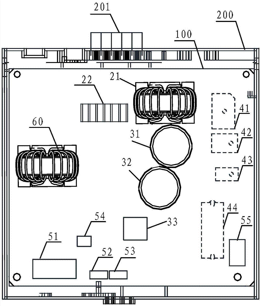 Controller main board assembly of air conditioner and electrical appliance box