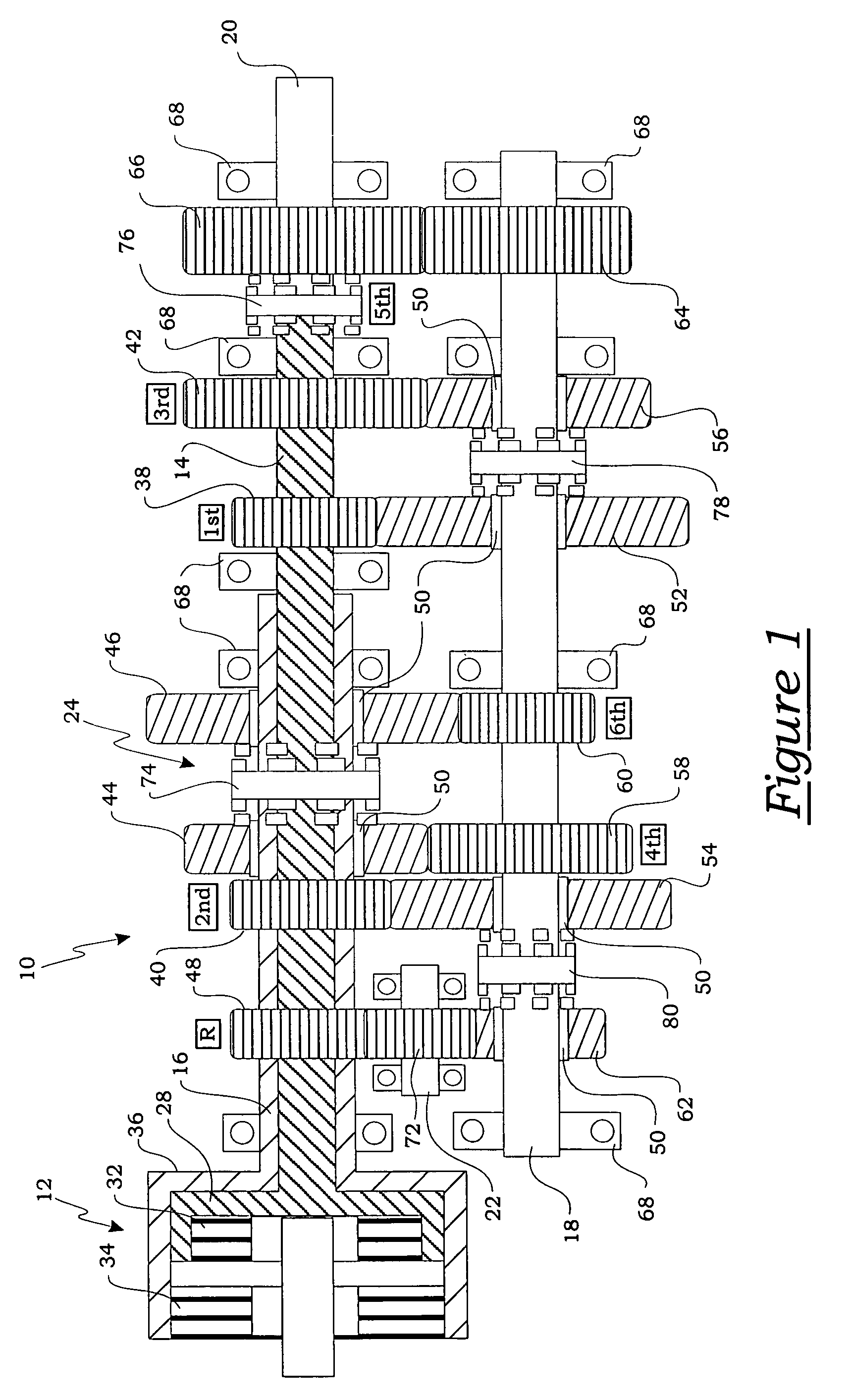 Integrated control module for a dual clutch transmission