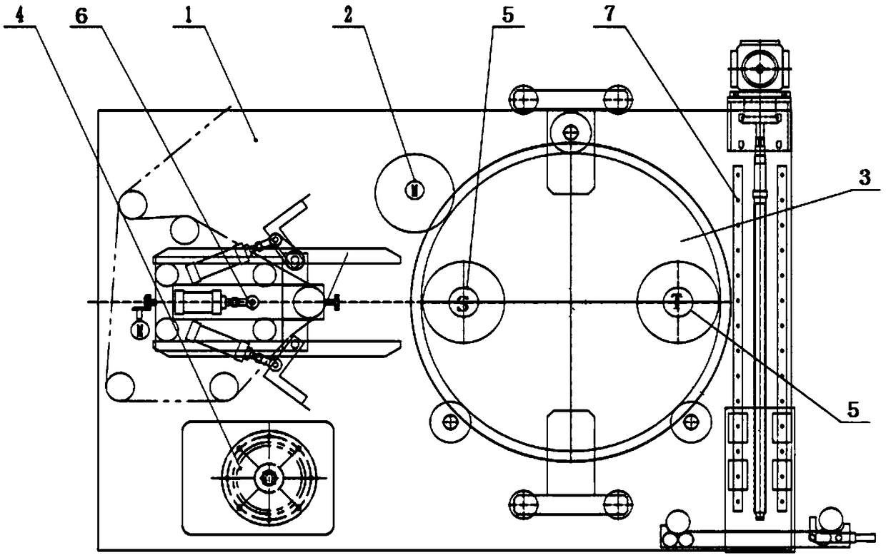 A built-in disc rack