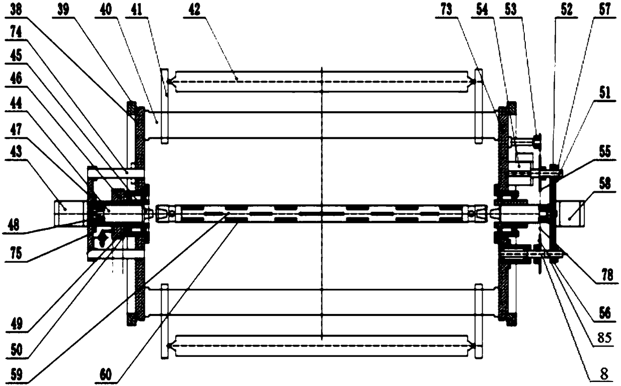 A built-in disc rack