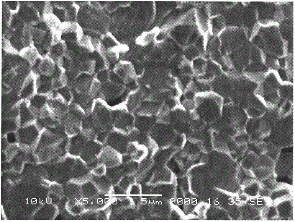 A kind of production method of fine-grained high-strength PMN-PZT piezoelectric ceramic material