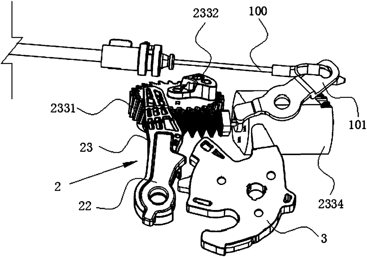 Self-suction type automobile electric door lock