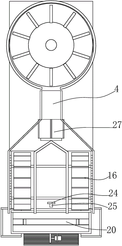 Beverage bottle dewatering and arranging production line