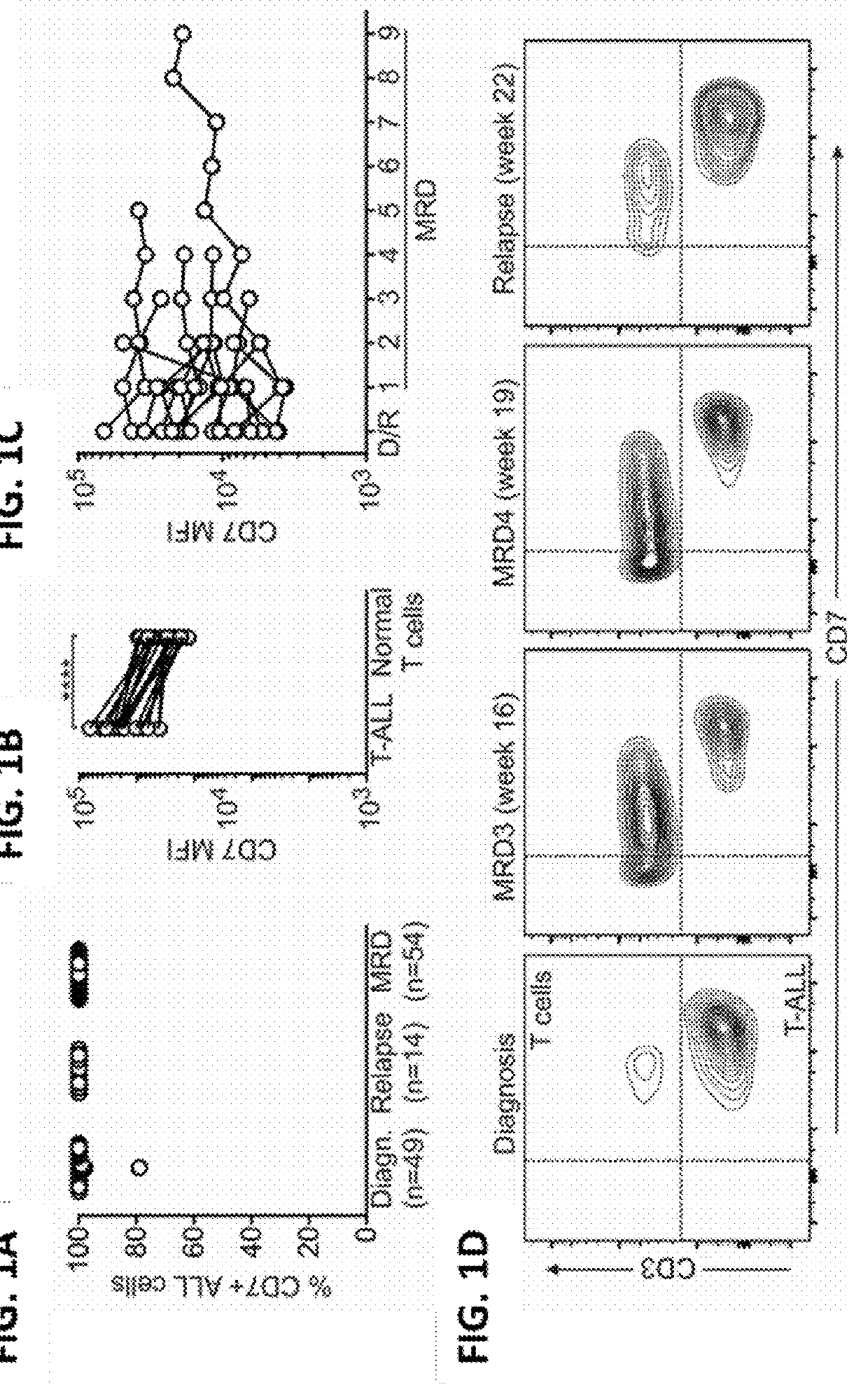 Blockade of cd7 expression and chimeric antigen receptors for immunotherapy of t-cell malignancies