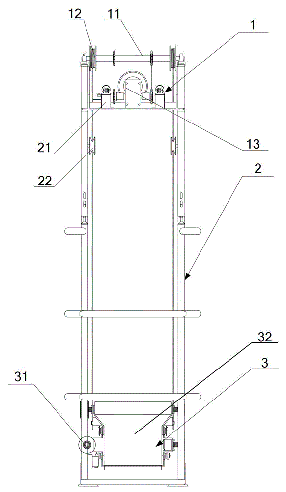 A material conveying mechanism