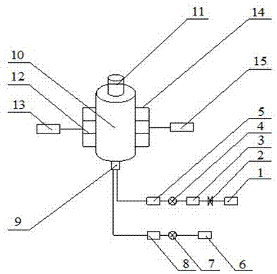 Device and method for detecting combustion characteristic of tail gas containing high-concentration CO