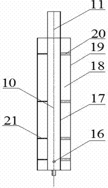 Device and method for detecting combustion characteristic of tail gas containing high-concentration CO