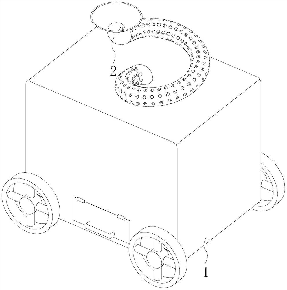 A tennis training ball cleaning device