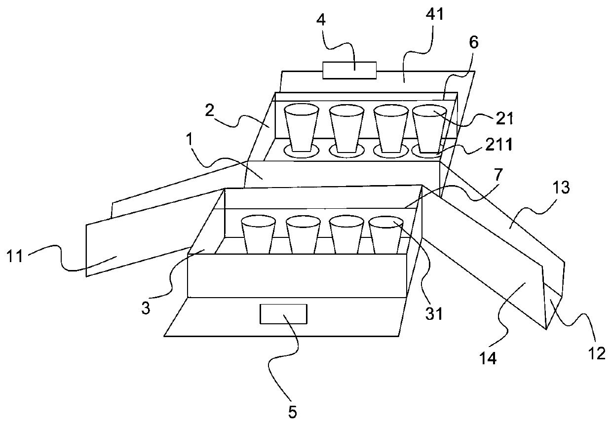 Flower planting device for pedestrian overcrossings