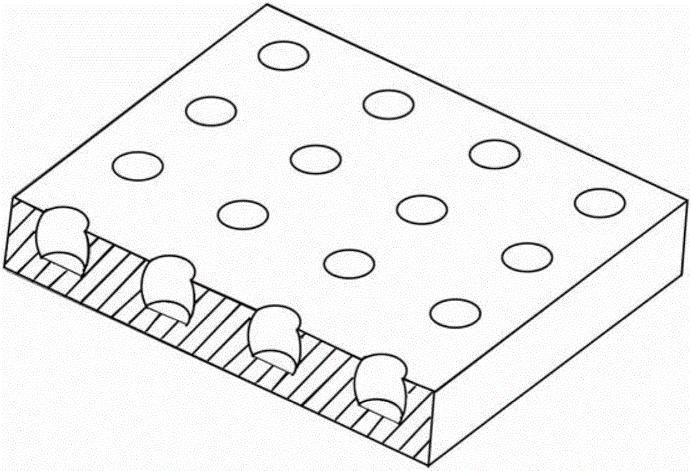 Electrode with pit patterns for secondary battery, and preparation method and application of electrode