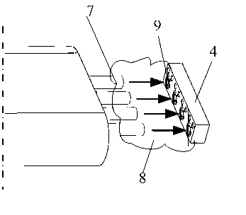 Parallel optical transceiving component used for broadband high speed transmission