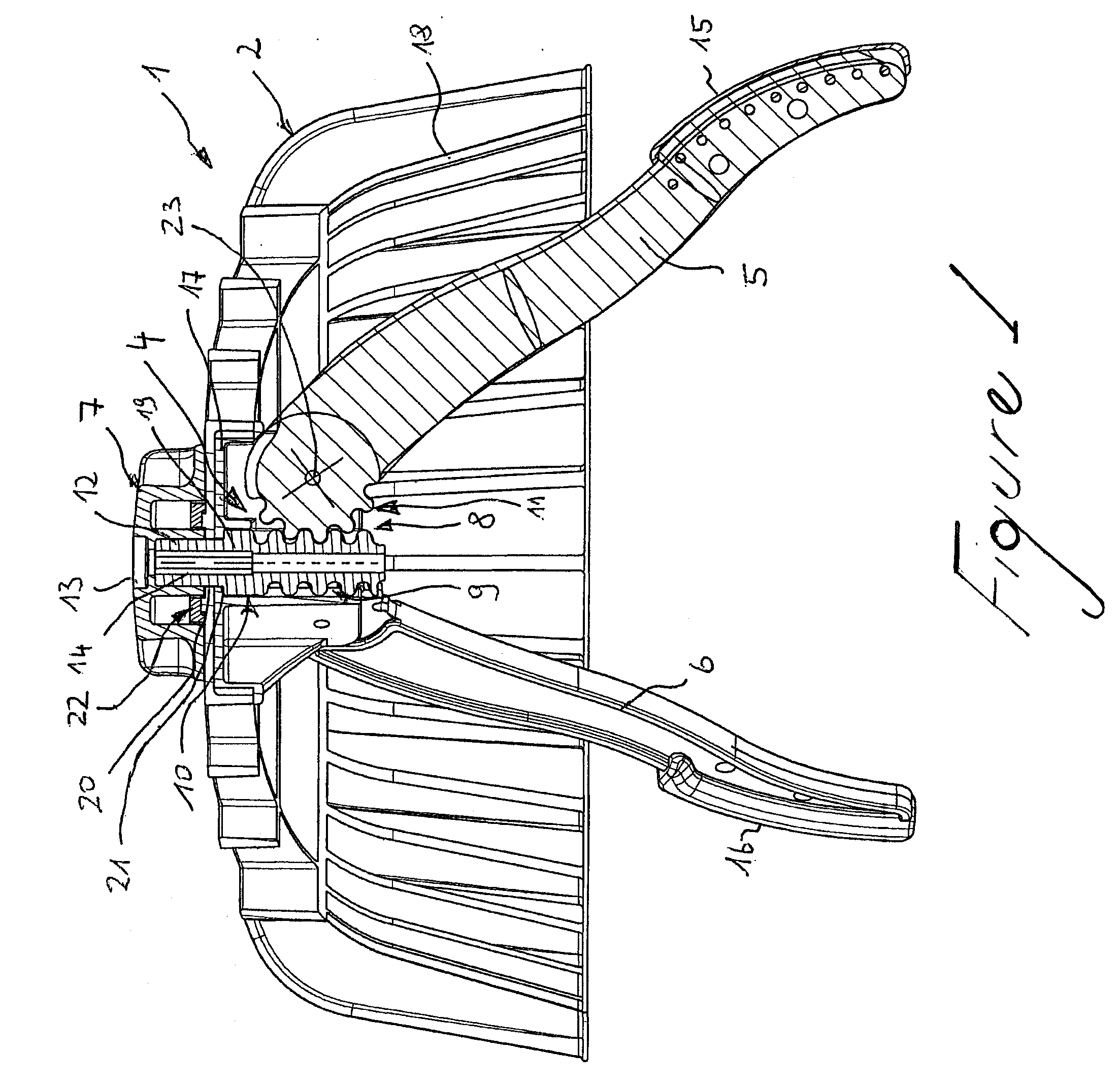 Retaining device, especially for flat roof drains