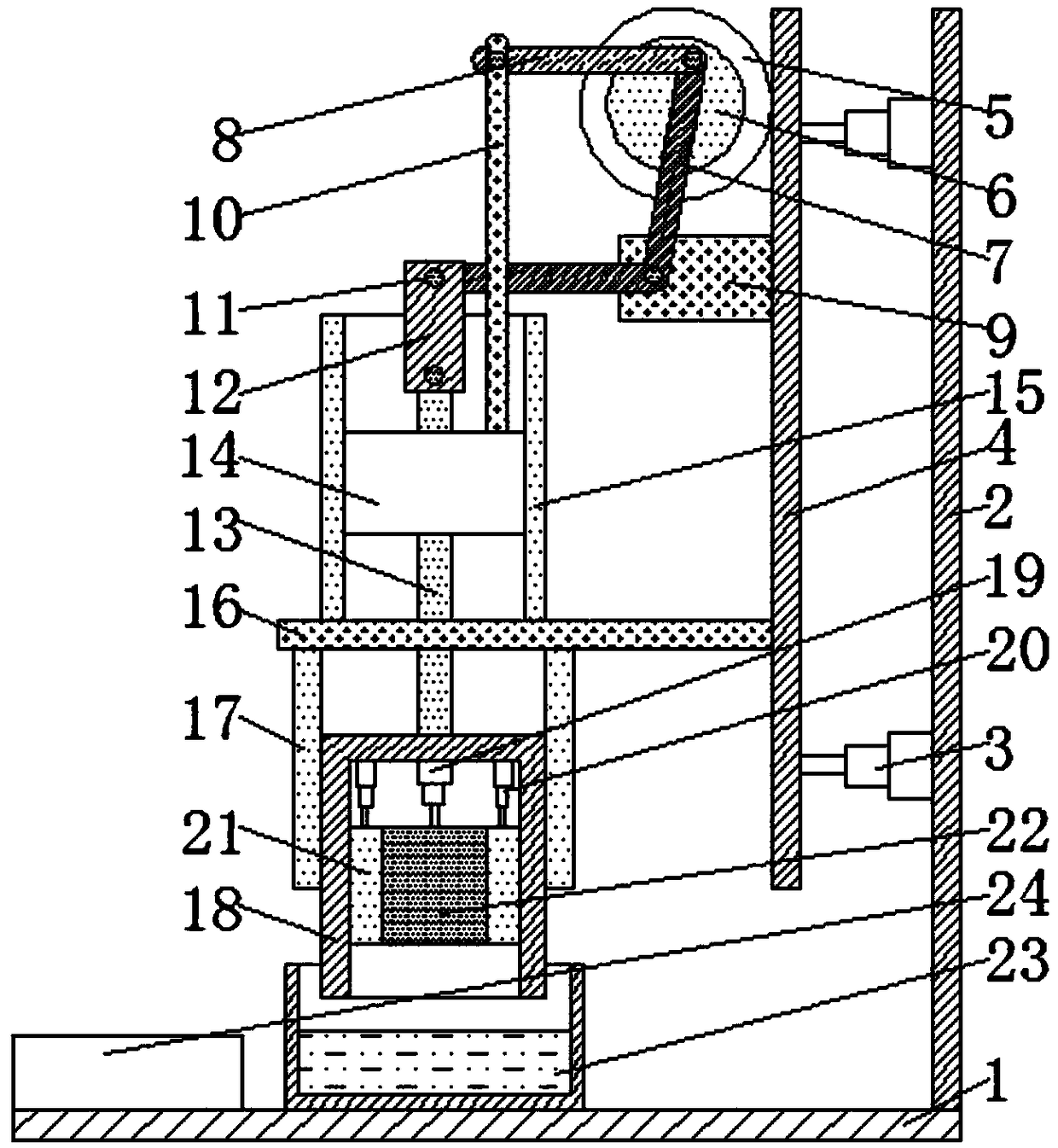 Quick pharmaceutical tabletting device