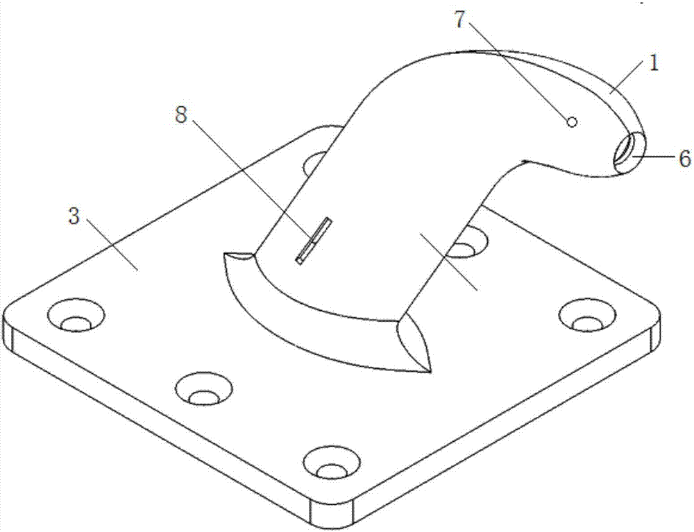 Hot air deicing total pressure sensor