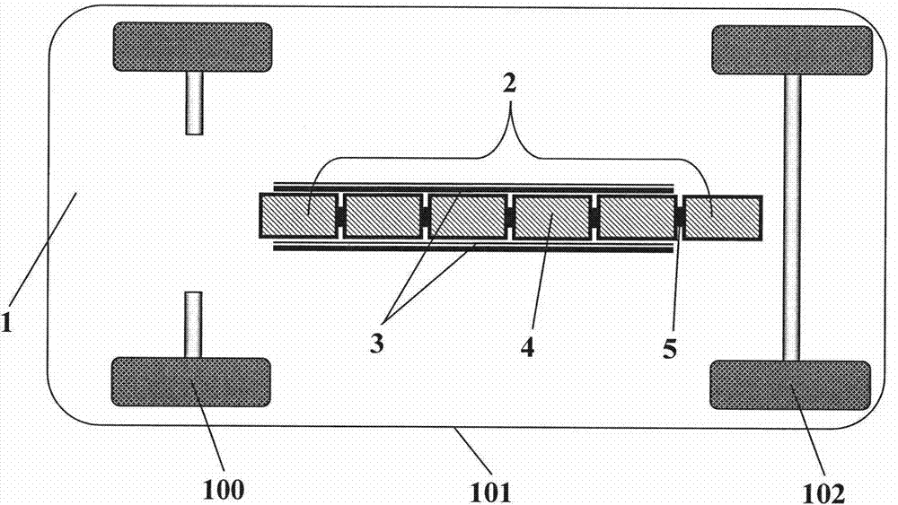 Electric vehicle arranging structure