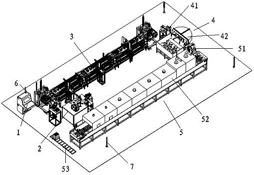 Electric heating rod assembly machine