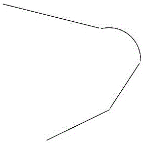 Method of accurately producing arc geological section