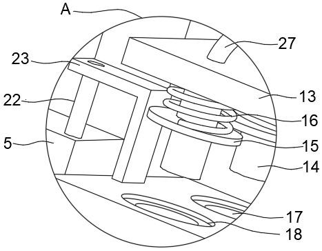 A kind of manufacturing die structure of rubber buffer ring