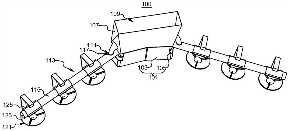 Sowing device and operation equipment