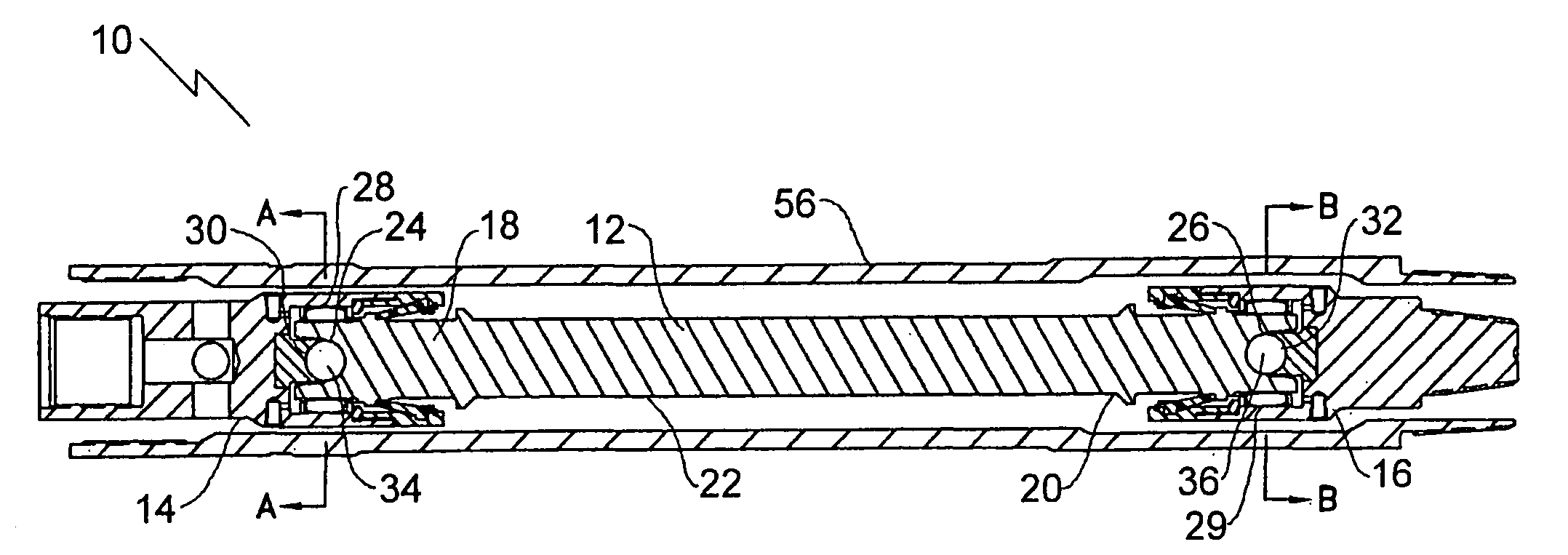 Drive line for down hole mud motor