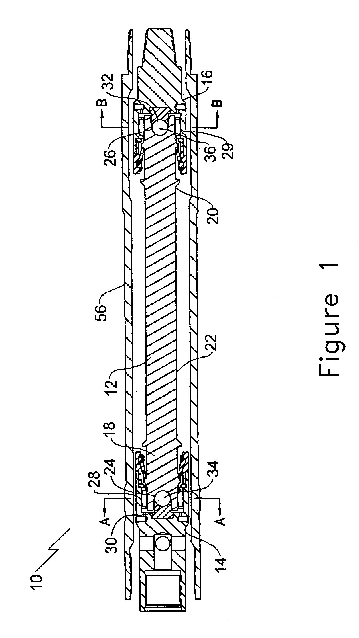 Drive line for down hole mud motor