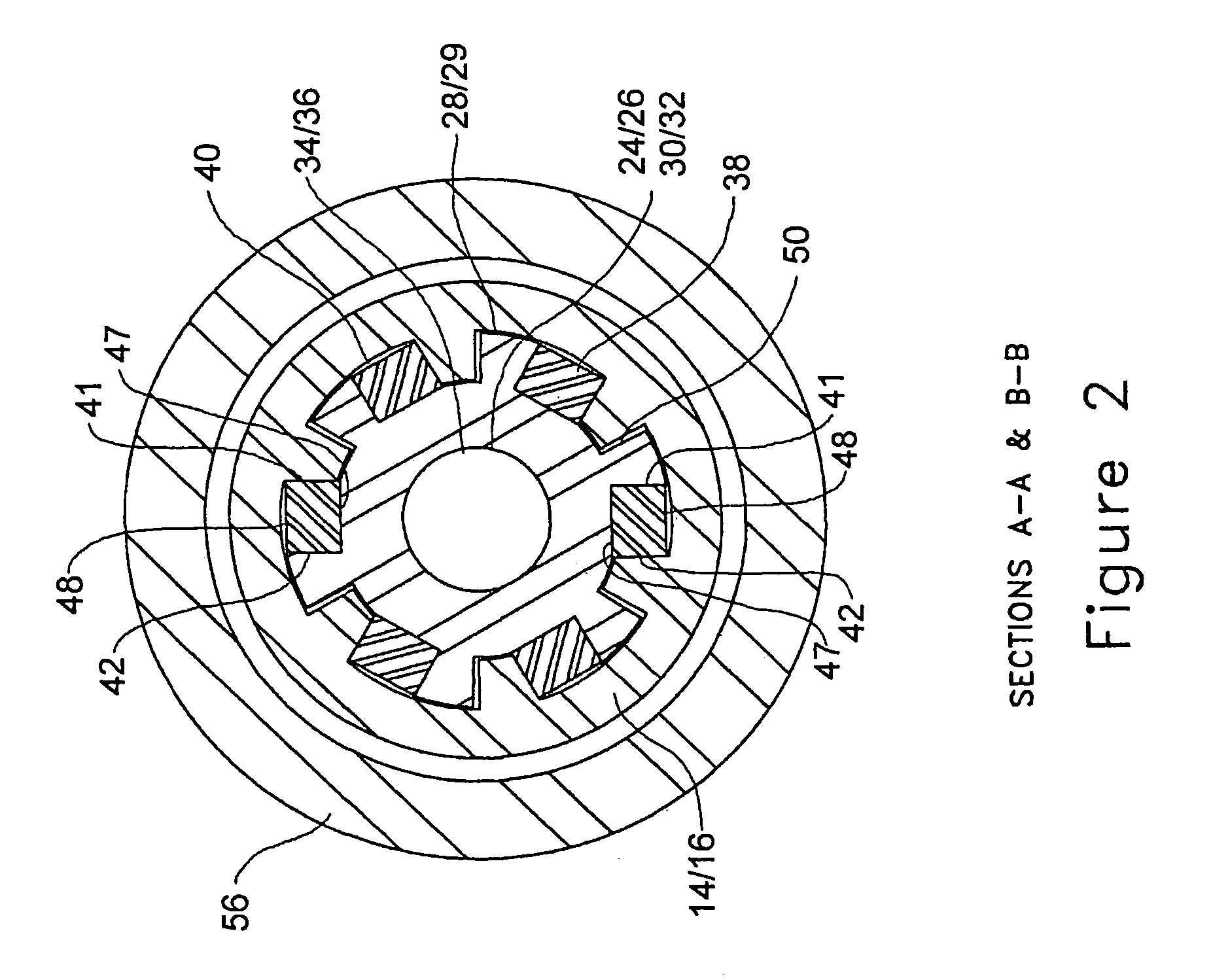 Drive line for down hole mud motor