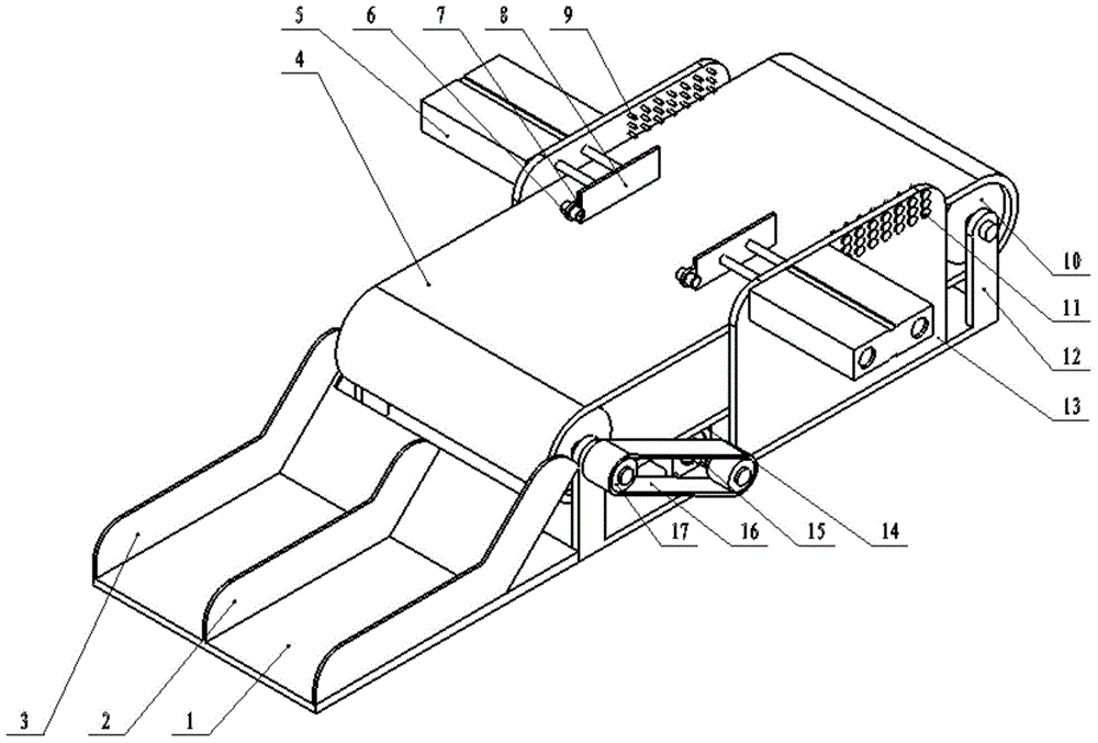 A device for picking the outer diameter of bearings