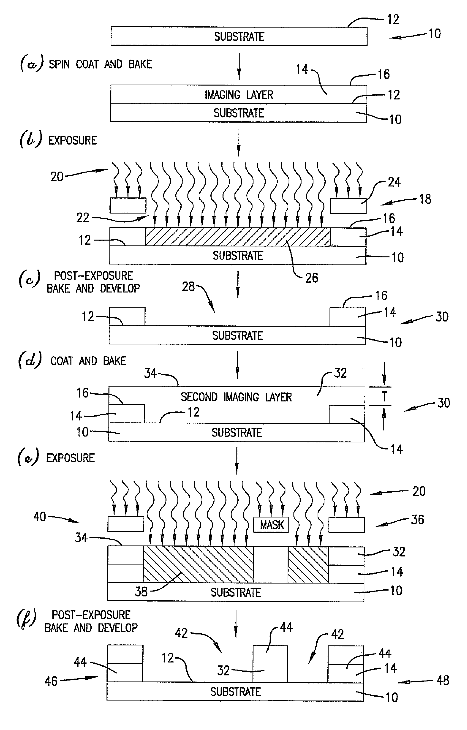 Anti-reflective imaging layer for multiple patterning process