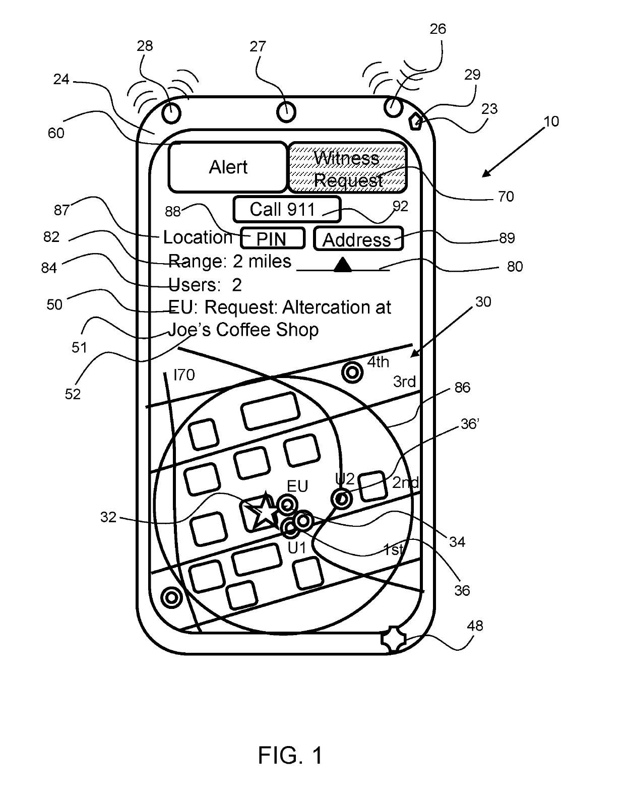 Witness request and alert notification and tracking system