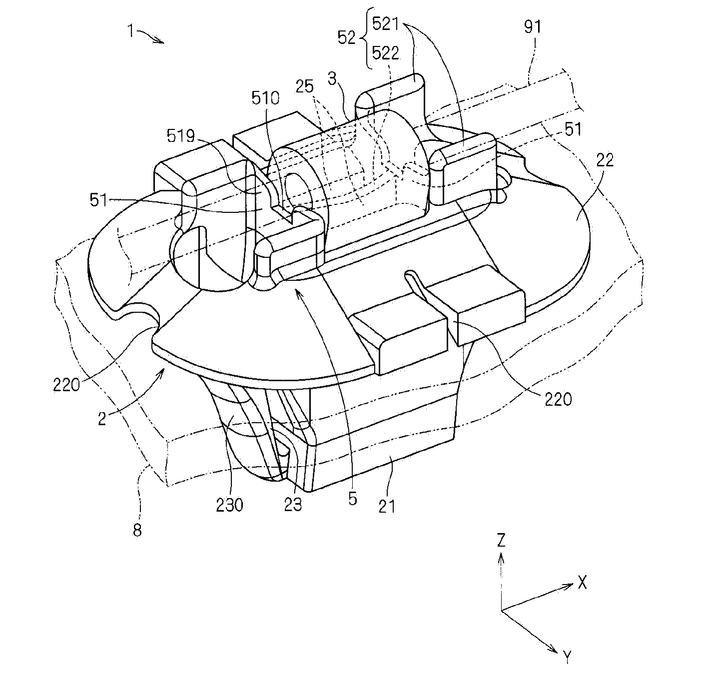 Harness clamp