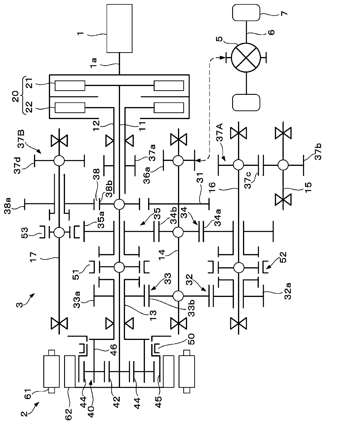 Control device of vehicle driving apparatus