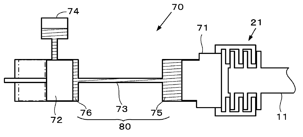 Control device of vehicle driving apparatus