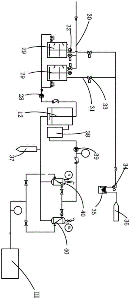 Rubbish flying ash cement kiln co-treatment and water resource utilization system