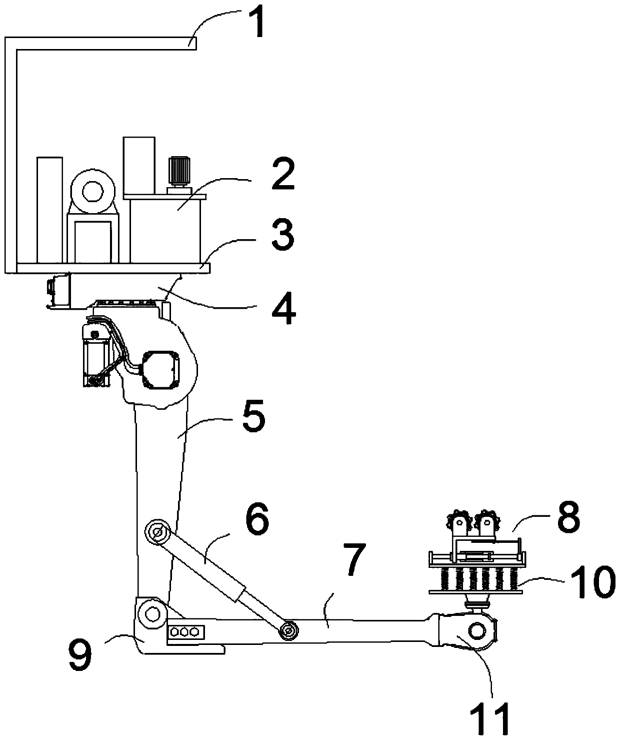 Intelligent warehouse wall cleaning machine for cement warehouse