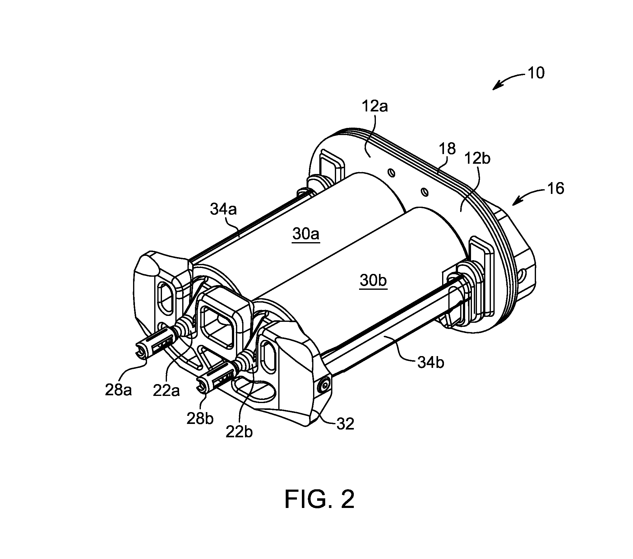 Magnetic pressure jacket for fluid injector