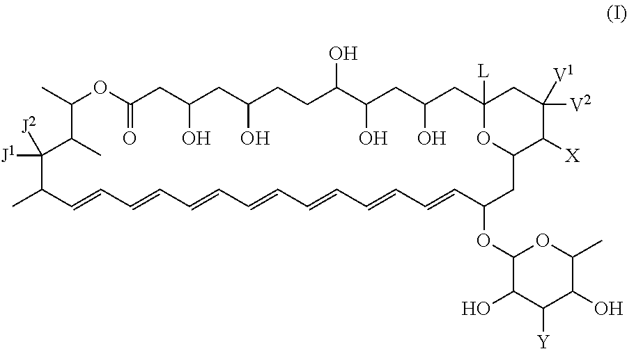 Polyene macrolide derivative