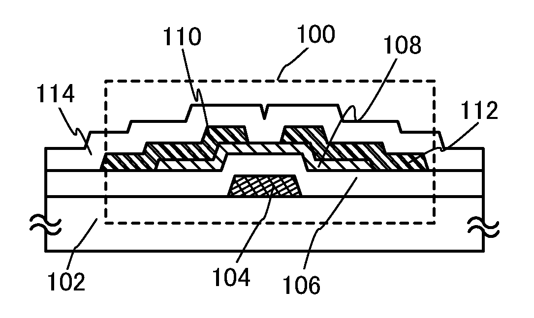 Transistor and display device using the same