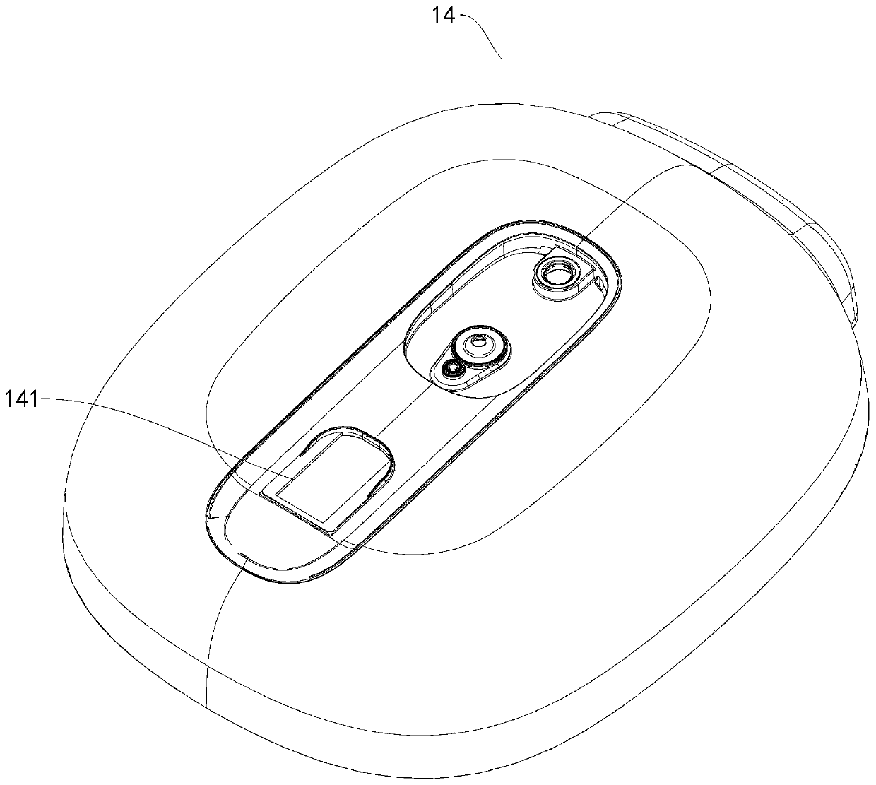 Cooking utensil and upper cover assembly thereof