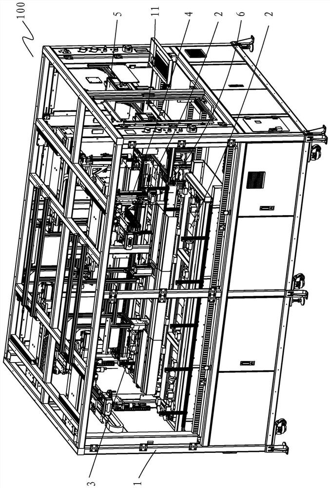 Battery module airtightness test subassembly