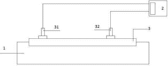 Ultra-small handheld ultrasonic heat flow measuring device