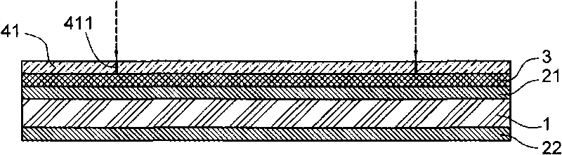 Fabricating method of touch circuit two-sided graph structure