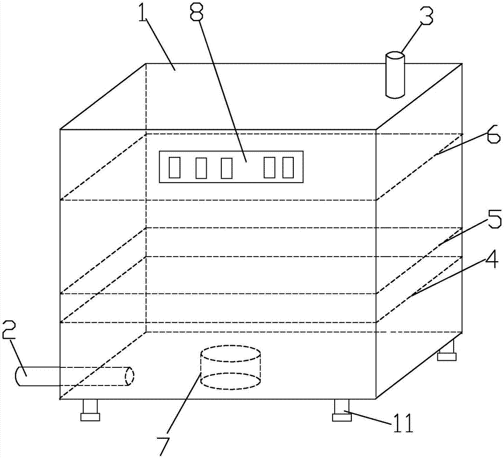 Moxibustion smoke processing device